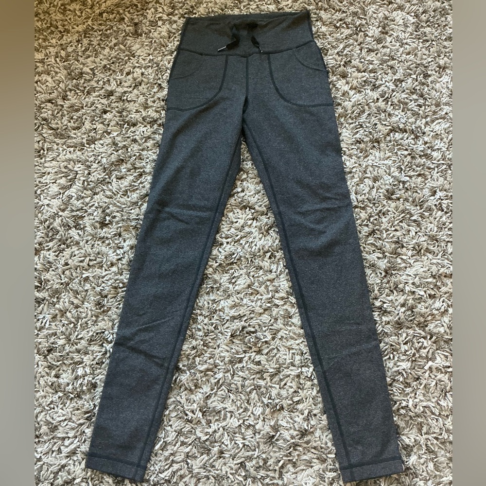 lululemon athletica Dark Gray High-Waist Leggings 4